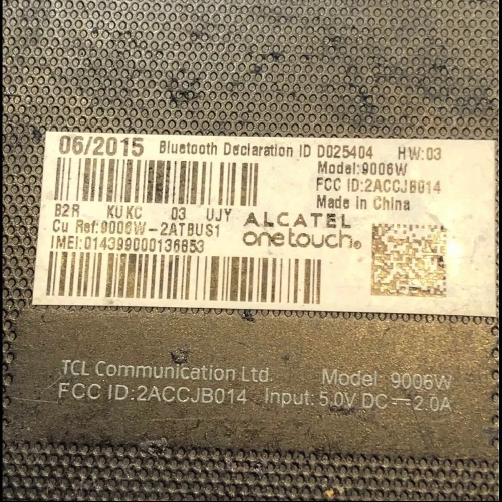 Alcatel One Touch Pixi 7 Model 9006W Tablet